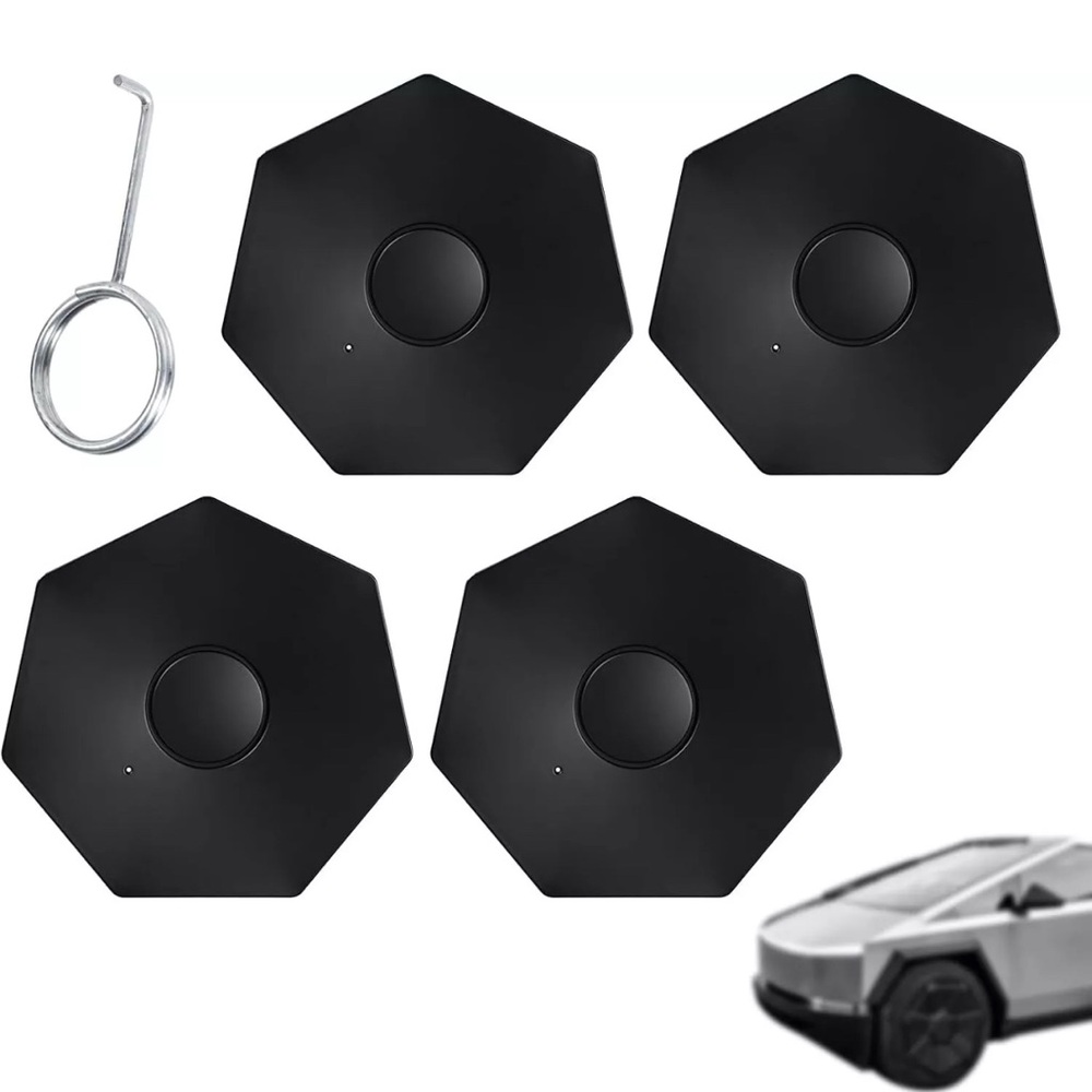 Tesla Cybertruck 4pc Wheel Center Hub Caps Cover New In Box
